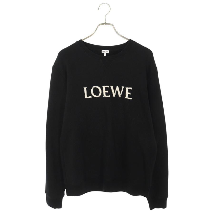 LOEWE（ロエベ） スウェット サイズ:XL H526Y24J26 ロゴ刺繍クルー 