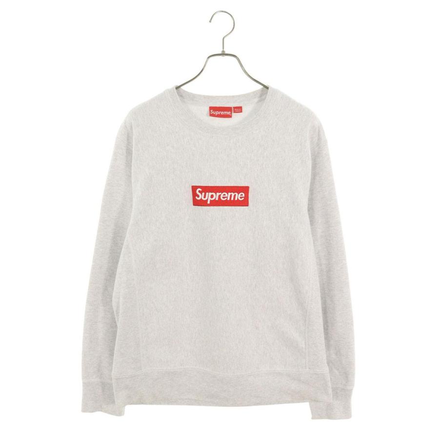 シュプリーム サイズ:M  18AW  Box Logo Crewneck ボックスロゴクルーネックスウェット 中古 OM10 Supreme（シュプリーム） スウェット サイズ:M 18AW Box Logo Crewneck