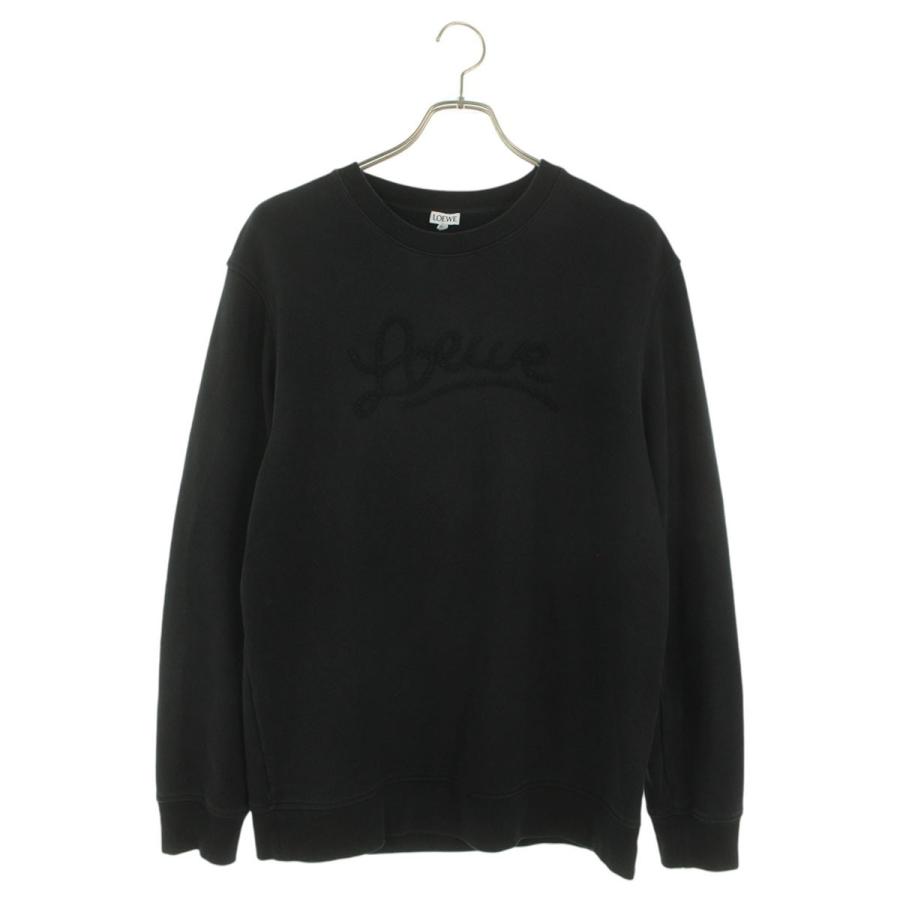 ロエベ サイズ:M  H526Y24J06 エンブロイダリーロゴクルーネックスウェット 中古 SB01 LOEWE（ロエベ） サイズ:M H526Y24J06 エンブロイダリーロゴクルー