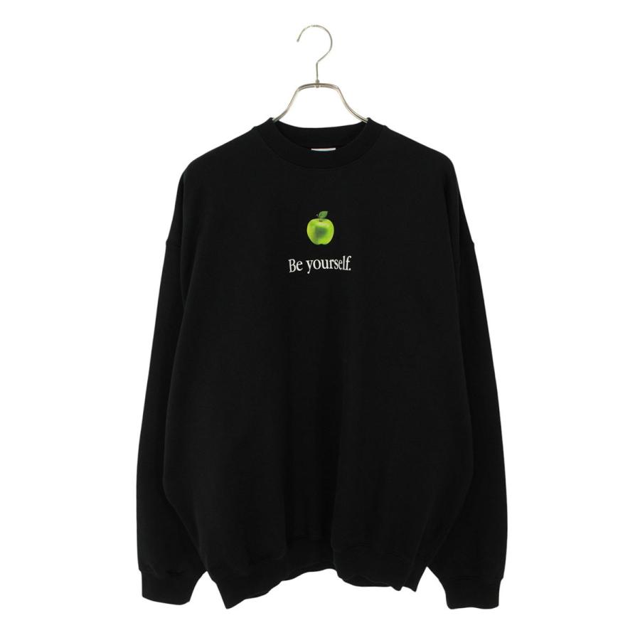 ヴェトモン サイズ:S  25AW  UH76HD350B BLACK Beyourselfオーバーサイズスウェット 新古品 SB01 VETEMENTS（ヴェトモン） サイズ:S 25AW UH76HD350B BLACK Beyourself