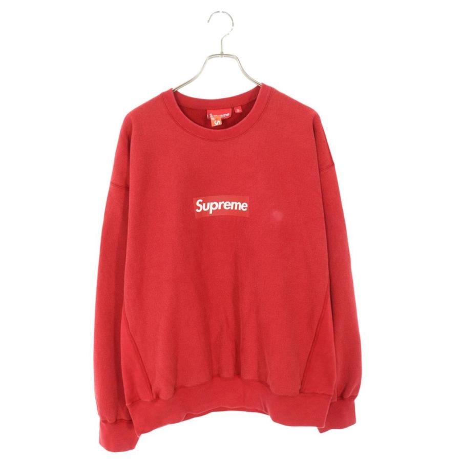 シュプリーム サイズ:XL  25SS  Washed Box Logo Crewneck ウォッシュ加工ボックスロゴスウェット 中古 OM10 Supreme（シュプリーム） スウェット サイズ:XL 25SS Washed Box Logo