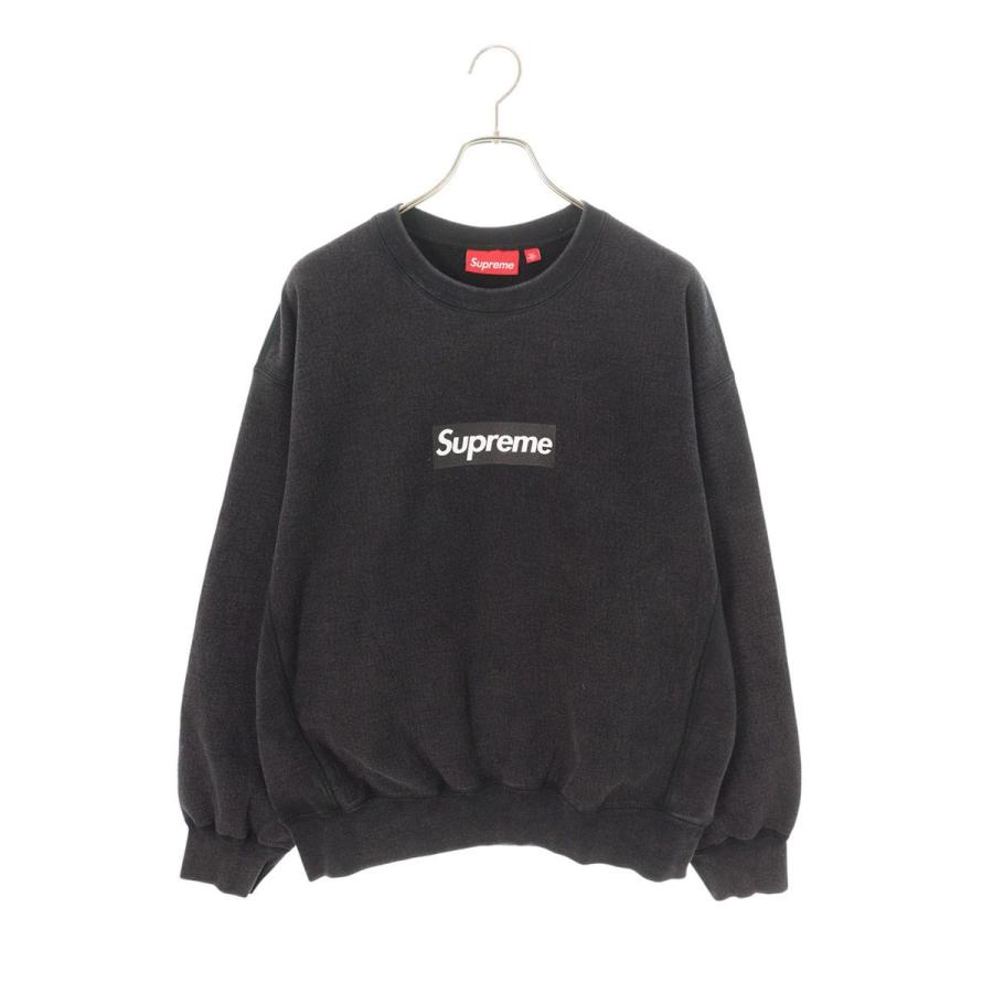 シュプリーム サイズ:L  25SS  Washed Box Logo Crewneck ウォッシュドボックスロゴクルーネックスウェット 中古 SB01 Supreme（シュプリーム） サイズ:L 25SS Washed Box Logo Crewneck