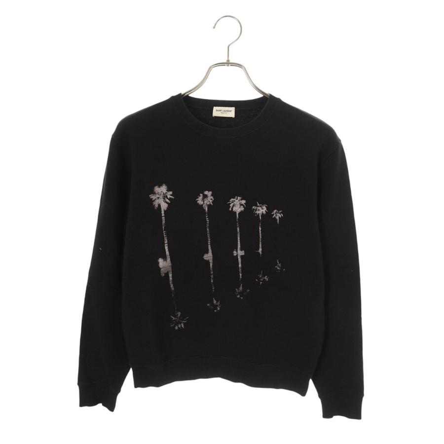 サンローランパリ サイズ:M  582208 YBKH2 パームツリープリントスウェット 中古 OM10 SAINT LAURENT サンローランパリ サイズ:M 582208 YBKH2 パームツリー