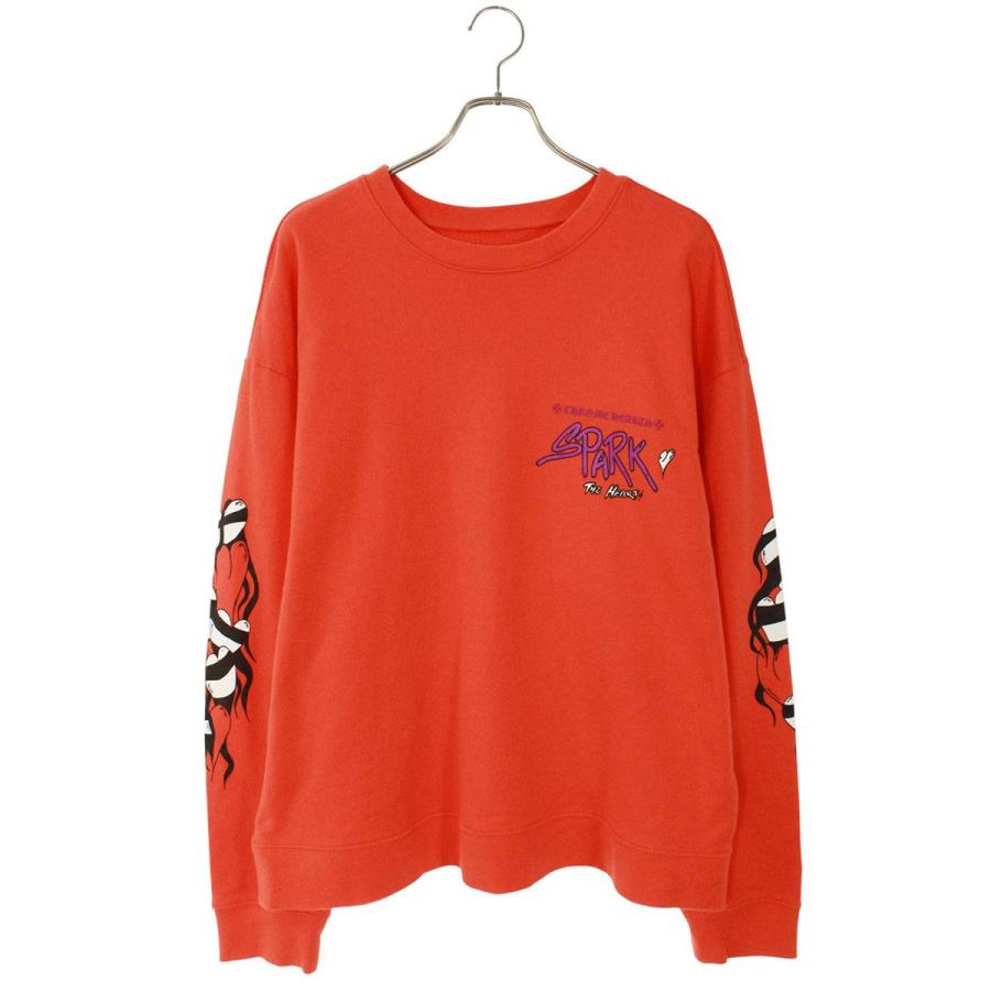 クロムハーツ サイズ:XL  PPO SPARK THE HEART SWTSHRT MATTY BOY スウェット 中古 SJ02 CHROME HEARTS（クロムハーツ） スウェット サイズ:XL PPO SPARK THE