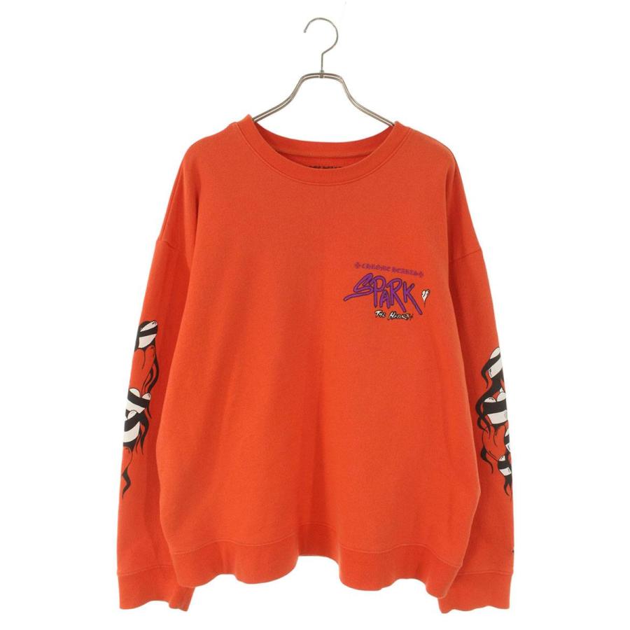 クロムハーツ サイズ:XXL  PPO SPARK THE HEART SWTSHRT MATTY BOYプリントスパークザハートスウェット 中古 NO05 CHROME HEARTS（クロムハーツ） スウェット サイズ:XXL PPO SPARK THE