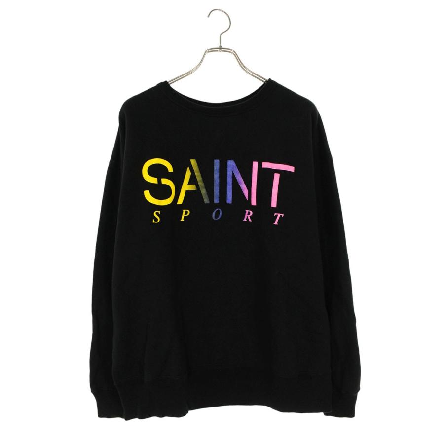 セントマイケル サイズ:L  25AW  SM-HR1-0000-044 スポーツクルーネックスウェット 中古 SB01 SAINT Mxxxxxx（セントマイケル） スウェット サイズ:L 25AW SM-HR1