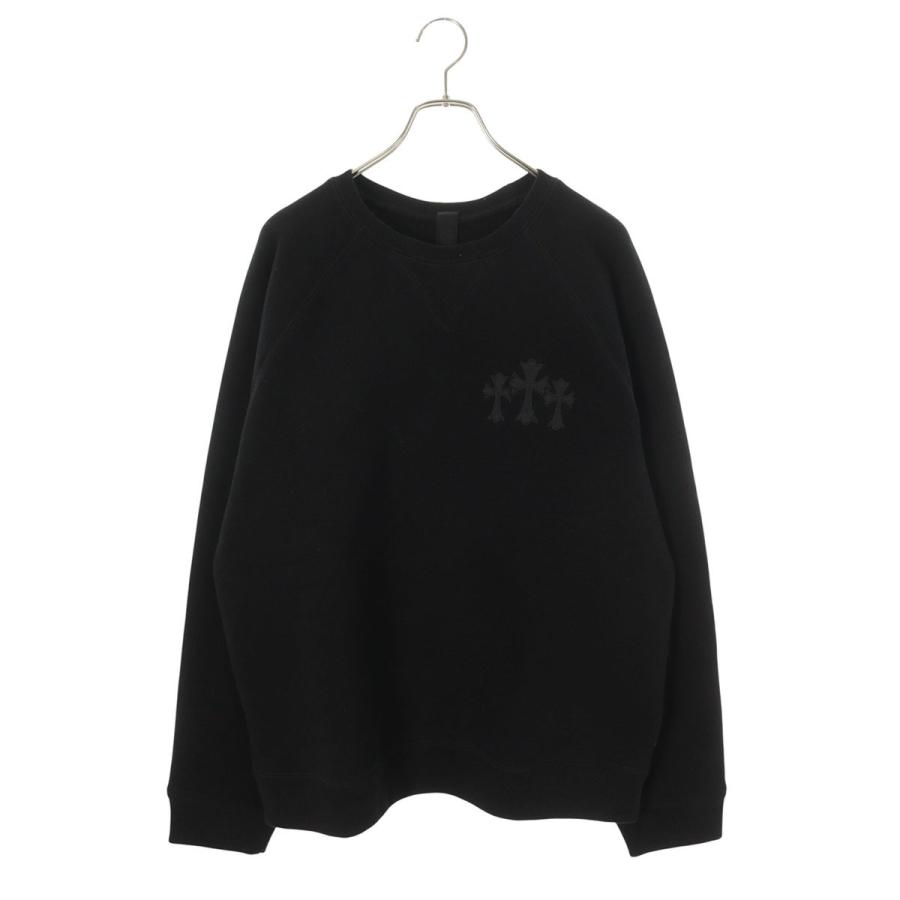 クロムハーツ サイズ:XL  7-11 CREW バックCHロゴ刺繍スウェット 中古 SJ02 CHROME HEARTS（クロムハーツ） サイズ:XL 7-11 CREW バックCHロゴ刺繍
