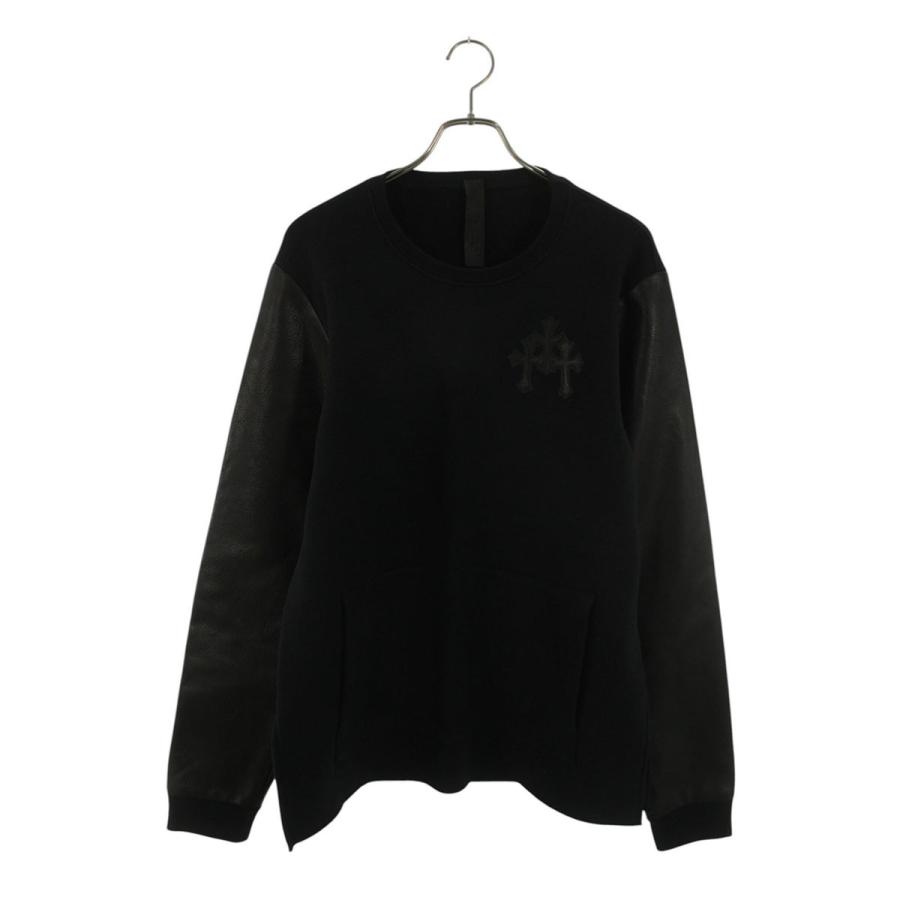 CHROME HEARTS（クロムハーツ） スウェット サイズ:L クロスパッチ袖