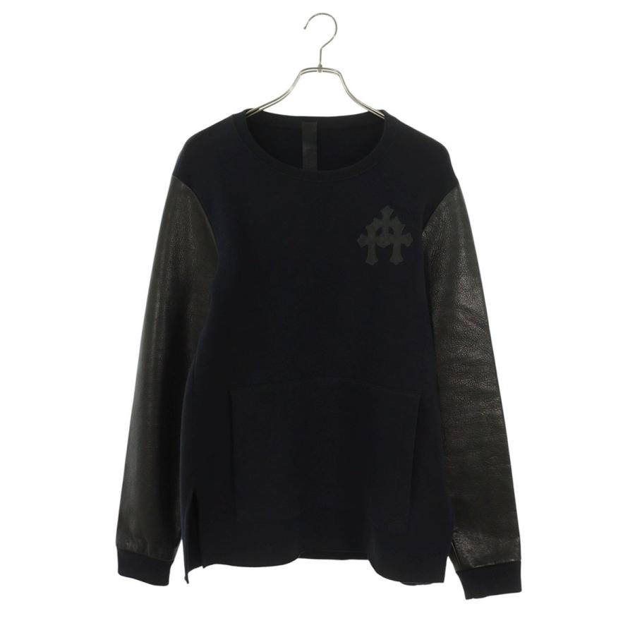 CHROME HEARTS（クロムハーツ） スウェット サイズ:S クロスパッチ袖