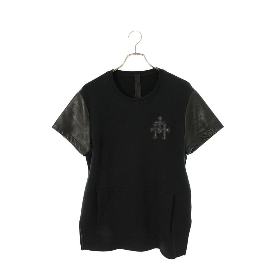 CHROME HEARTS（クロムハーツ） サイズ:M クロスパッチレザー半袖 