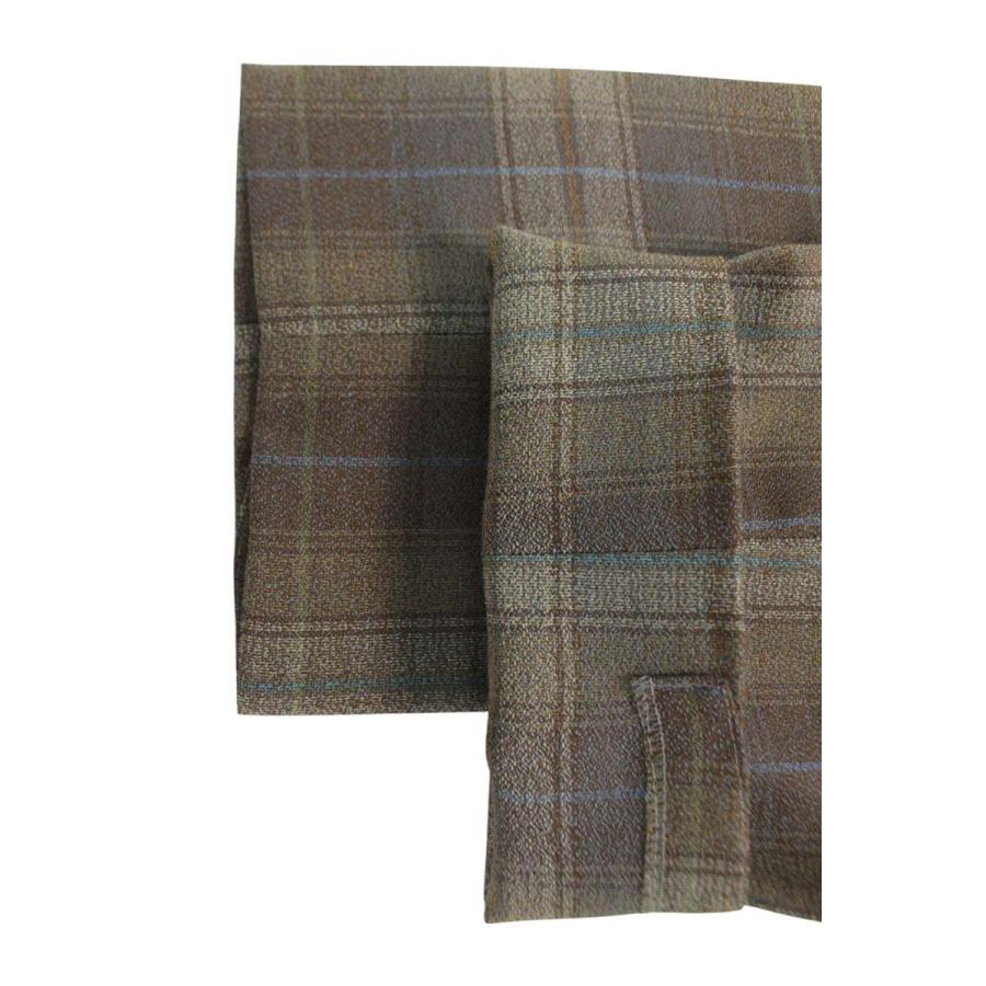 極美品 ETRO 現行 セットアップ スーツ 総柄 チェック サイズ46 ETRO（エトロ） サイズ:46 ジャケットパンツチェック柄セットアップ