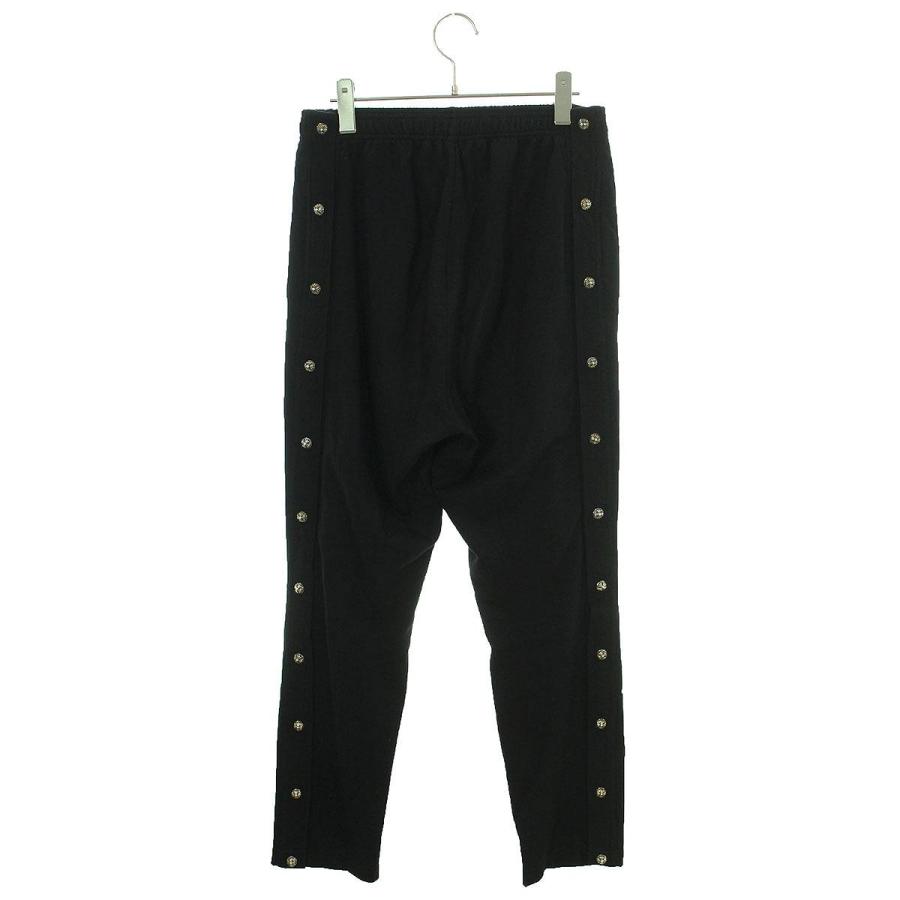 クロムハーツ Chrome Hearts TRACK PANTS/トラックパンツ サイズ:M サイドクロスボールレザー切替トラックロングパンツ 中古 OM10｜rinkan｜02