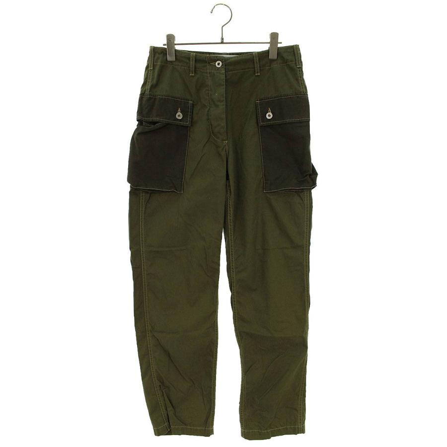 ロエベ LOEWE S2102100IB サイズ:38 コットンカーゴトラウザーロング 