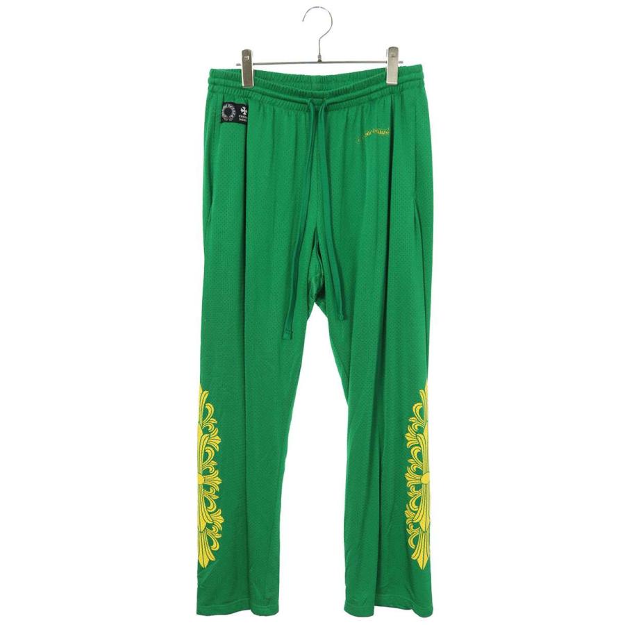 クロムハーツ サイズ:M MESH VARSITY PANTS メッシュプリントロング