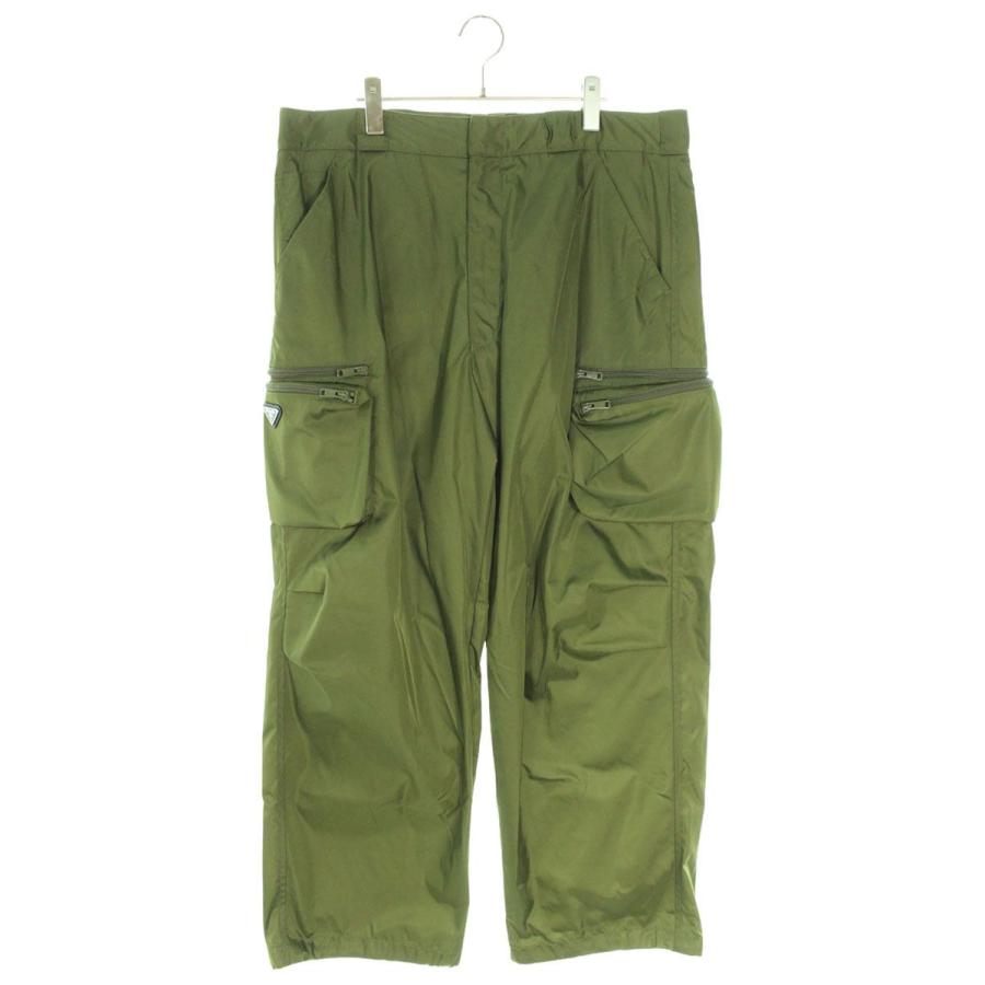 新品 PRADA プラダ ミジンコール天パンツ カラシ マスタード サイズ  