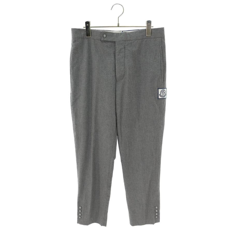 モンクレールガムブルー ロングパンツ PANTALONE サイズ:1 シア 