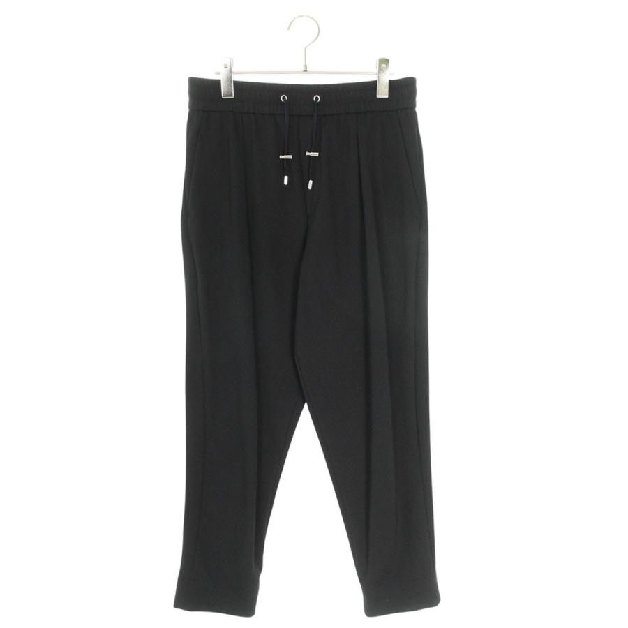 新品同様★BALMAIN ブラック ストレッチパンツ バルマン BALMAIN パンツ ボトムス レディース ブラック系 【中古】