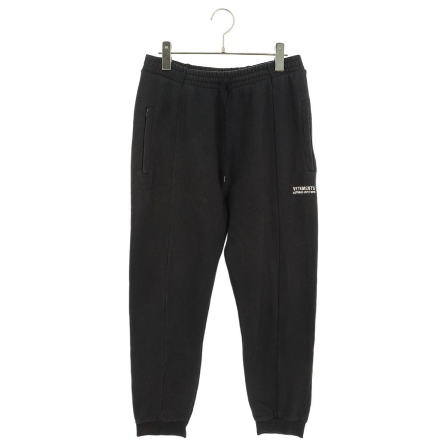 VETEMENTS ヴェトモン ロングパンツ サイズ:M MAH18PA28 再構築ロゴ  