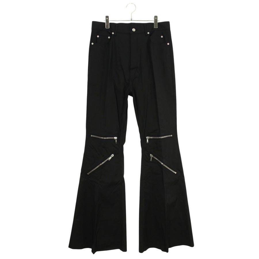 Roen ロエン スタッズ スカル ポケット カーゴパンツ フレアブラック 32 Rick Owens（リック・オウエンス） ロングパンツ サイズ:32インチ 25SS