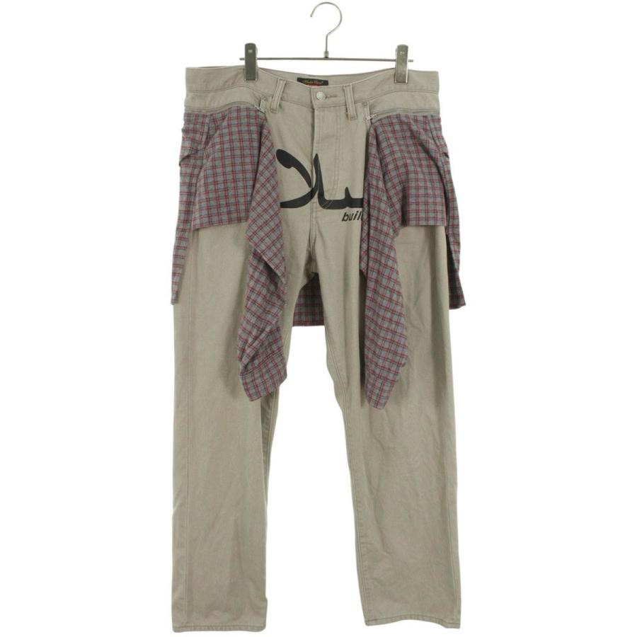 シュプリーム  アンダーカバー サイズ:32インチ  23SS  Layered Jean シャツレイヤードオーバーサイズロングパンツ 中古 BS99 Supreme（シュプリーム） ロングパンツ アンダーカバー サイズ:32