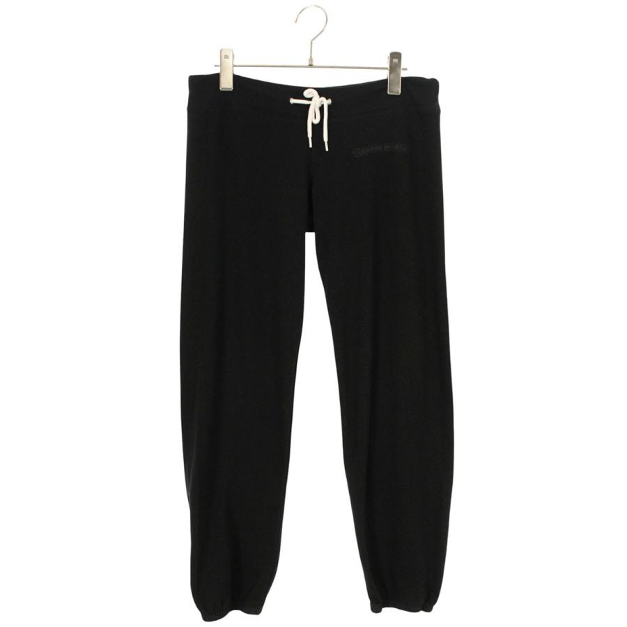 クロムハーツ サイズ:XS フロントロゴプリントスウェットロングパンツ 中古 OS06 CHROME HEARTS（クロムハーツ） ロングパンツ サイズ:XS ラベルロゴ