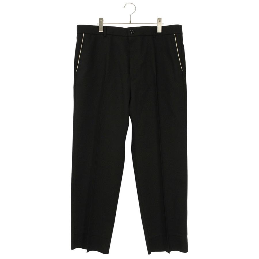 グッチ サイズ:54  751787 ZANWY ロゴパッチスラックスロングパンツ 中古 OM10 GUCCI（グッチ） サイズ:54 751787 ZANWY ロゴパッチスラックスロング