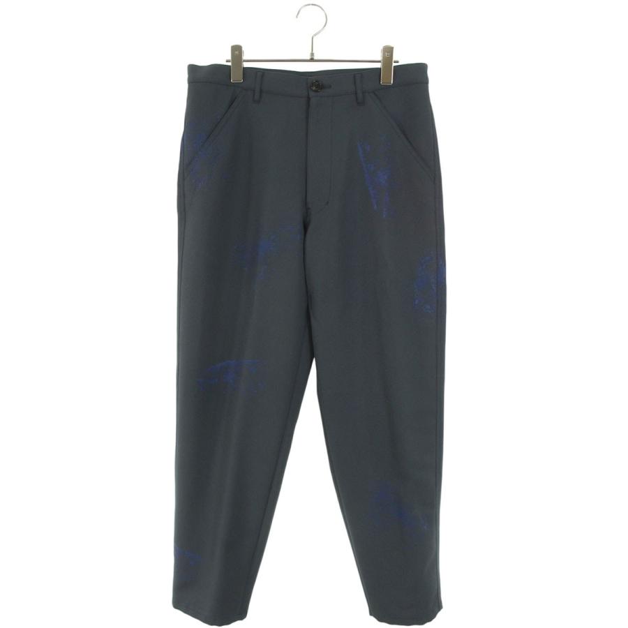 コムデギャルソンシャツ サイズ:S  FM-P503 ペイント加工ポリロングパンツ 中古 BS99 COMME des GARCONS SHIRT コムデギャルソンシャツ サイズ:S FM-P503