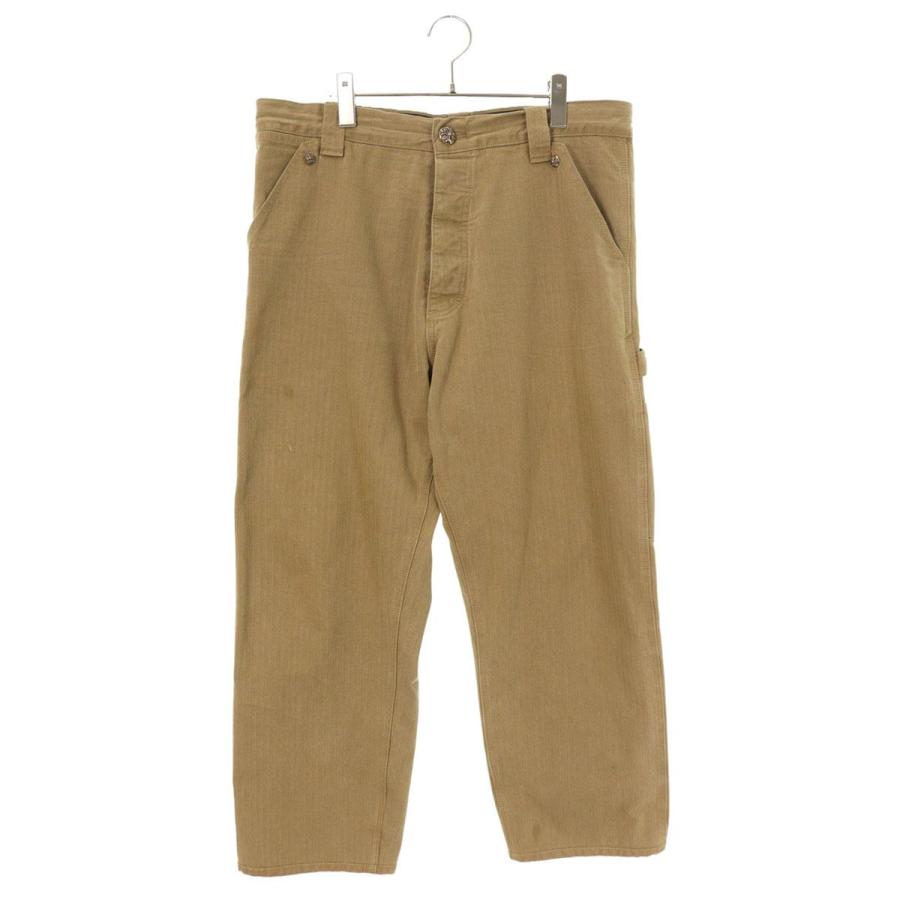 クロムハーツ サイズ:34インチ  CARPENTER カーペンターヘリンボーンロングパンツ 中古 FK04 CHROME HEARTS（クロムハーツ） サイズ:34インチ CARPENTER