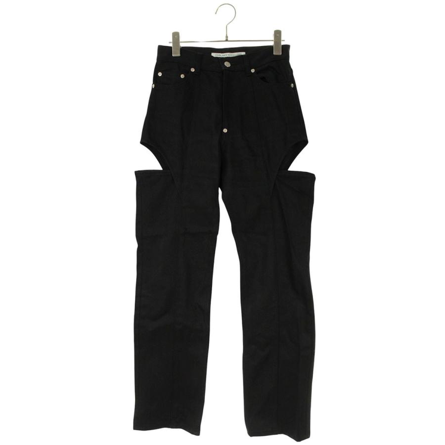 ジョンローレンスサリバン サイズ:XS  2C019-0324-TT カットアウトデザインロングパンツ 中古 BS99 JOHN LAWRENCE SULLIVAN（ジョン ローレンス サリバン） サイズ:XS