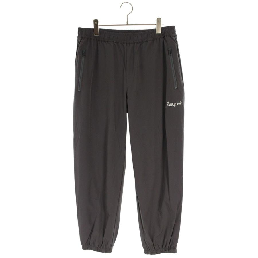 シークエル サイズ:L ロゴ刺繍ナイロンロングパンツ 中古 BS99 シークエル サイズ:L ロゴ刺繍ナイロンロングパンツ 中古 BS99