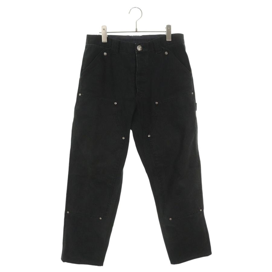 クロムハーツ  CARPENTER DOUBLE KNEE ラッキーパッチ付きカーペンターロングパンツ メンズ 30インチ CHROME HEARTS（クロムハーツ） 30インチ CARPENTER DOUBLE KNEE