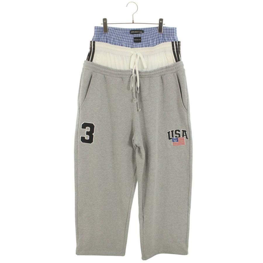 PROJECT GR プロジェクトジーアール サイズ:2 3 LAYERED SWEAT PANTS