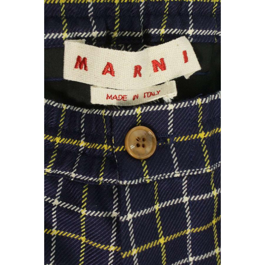 MARNI（マルニ） サイズ:44 24SS PUMU0156A3 チェック柄スラックス