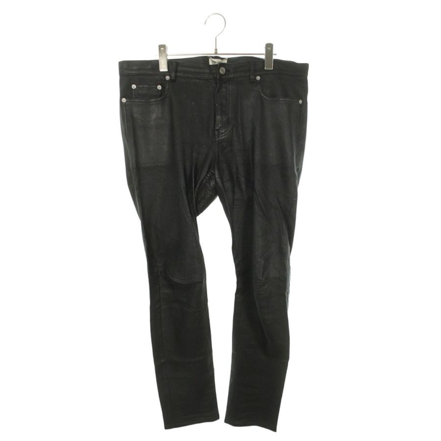 SAINT LAURENT サンローランパリ サイズ:52 471586 Y5KG1 ラムレザー
