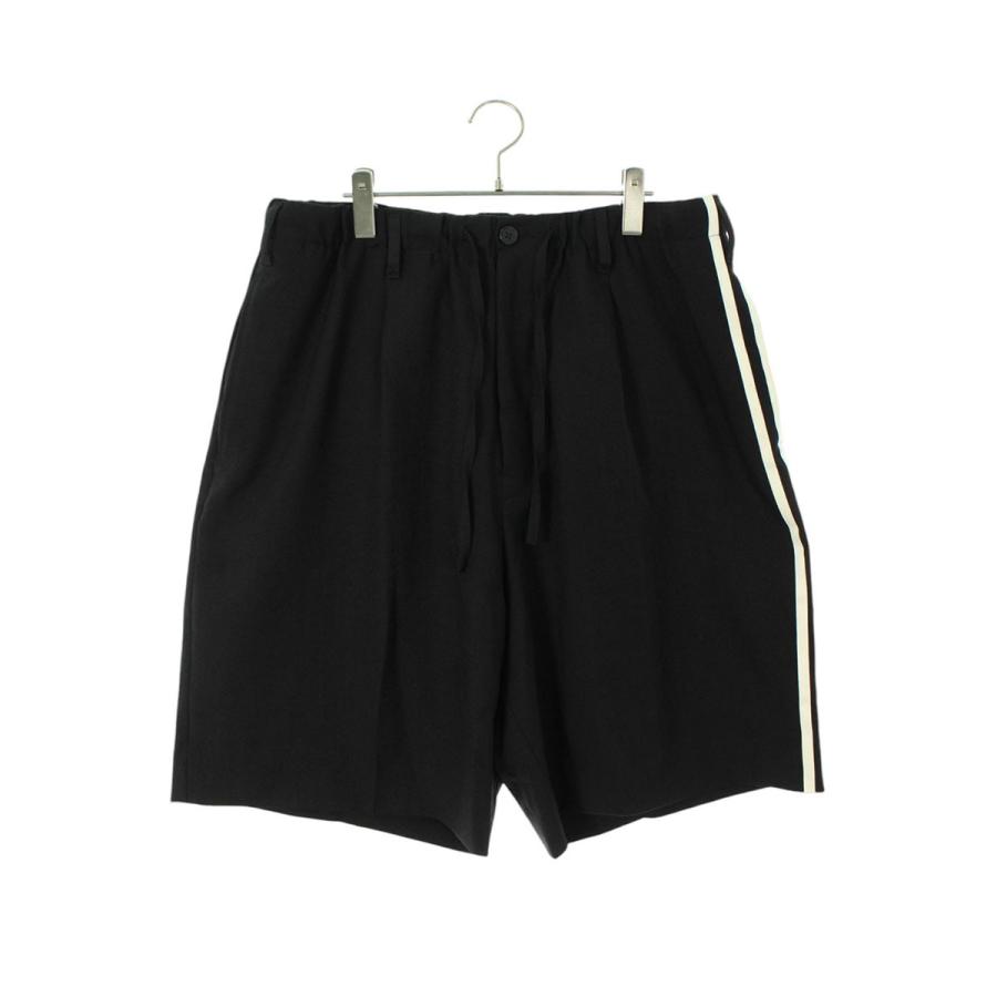 ワイスリー Y-3 IA1666 サイズ:L ストライプワイドハーフパンツ 中古  