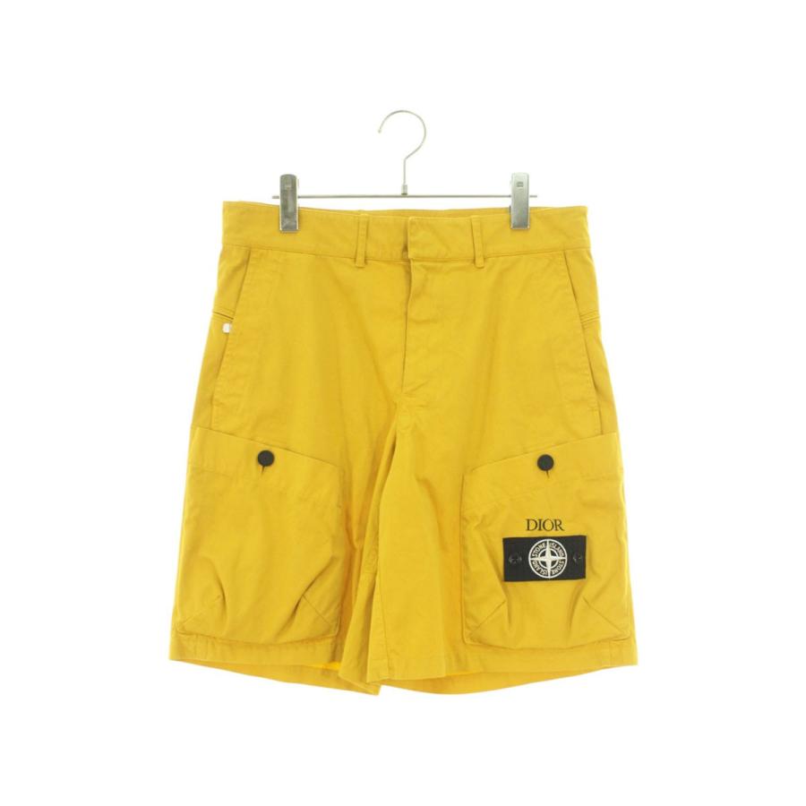 ディオール  ストーンアイランド サイズ:44  24AW  493C172A6144 ロゴワッペンバミューダハーフパンツ 中古 OM10 ディオール ストーンアイランド サイズ:44 24AW 493C172A6144 ロゴ