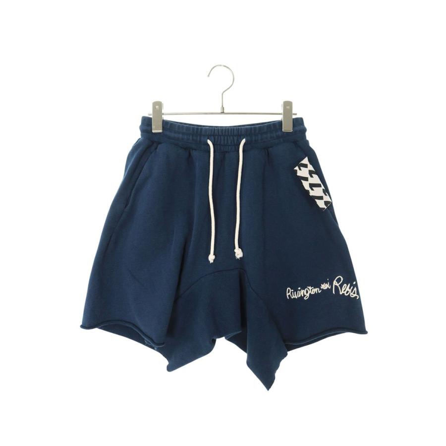 リヴィントンロイレビス サイズ:1 ロゴ刺繍スウェットハーフパンツ 中古 BS55 リヴィントンロイレビス サイズ:1 ロゴ刺繍スウェットハーフパンツ