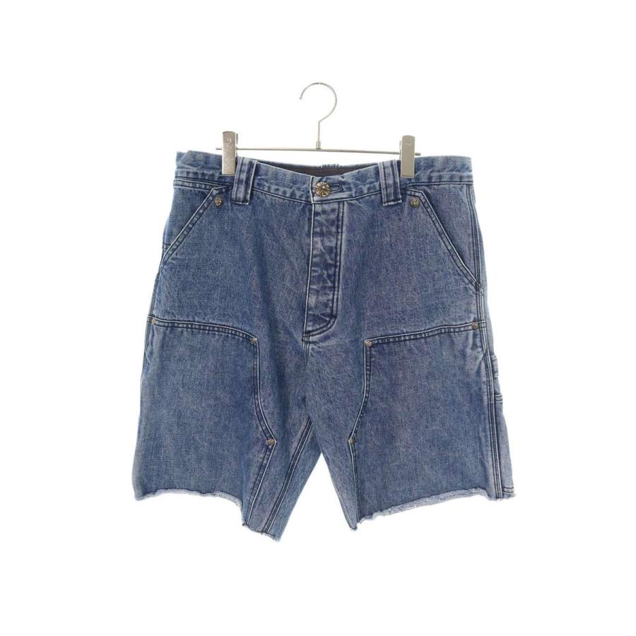 クロムハーツ サイズ:34インチ DENIM CARPENTER SHORTS デニムカーペンターハーフパンツ 中古 SS07 CHROME HEARTS（クロムハーツ） サイズ:34インチ DENIM CARPENTER