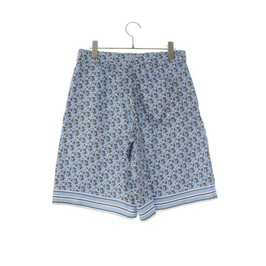ディオール サイズ:44 013C121A4751 オブリーク総柄シルクハーフパンツ