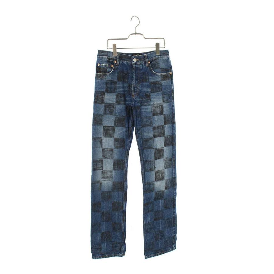 新しい到着 バレンシアガ Balenciaga Tcw03 サイズ 28インチ マジックペイントデザイン ストレートデニムパンツ 中古 Sb01 最安値に挑戦 Www Kslcity Com My