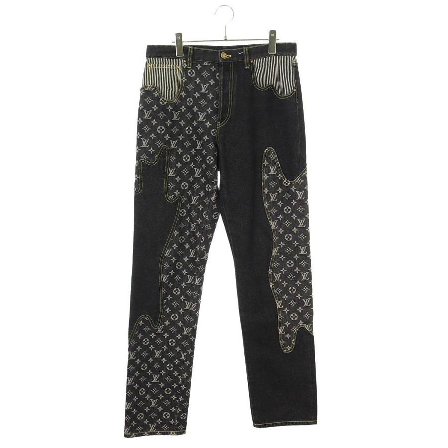 ルイヴィトン デニムパンツ 22SS サイズ:30インチ モノグラムパッチ  
