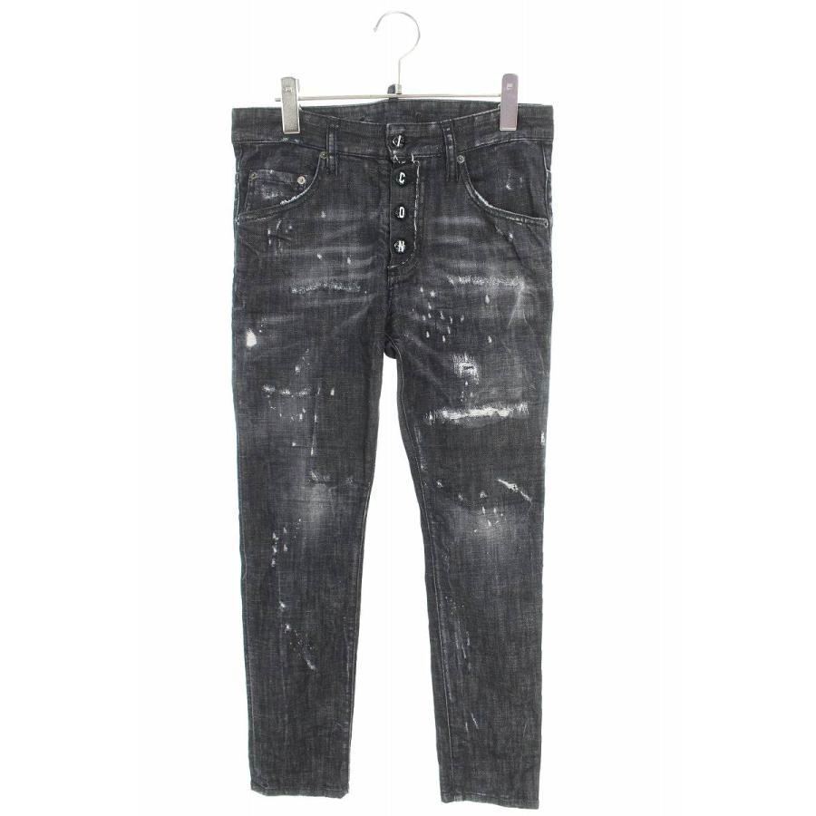 ディースクエアード デニムパンツ 21AW サイズ:42 クラッシュリペア  