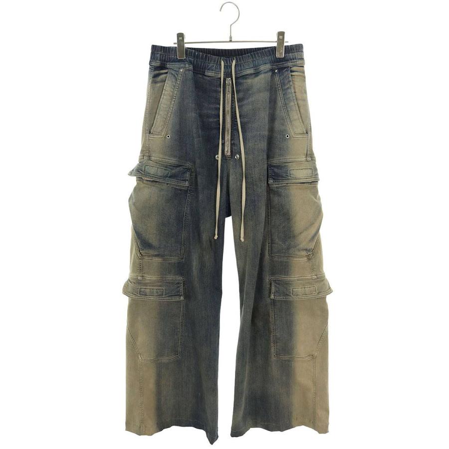 リックオウエンス デニムパンツ 23SS RR01C4308-SDMPDE ダブルカーゴ  