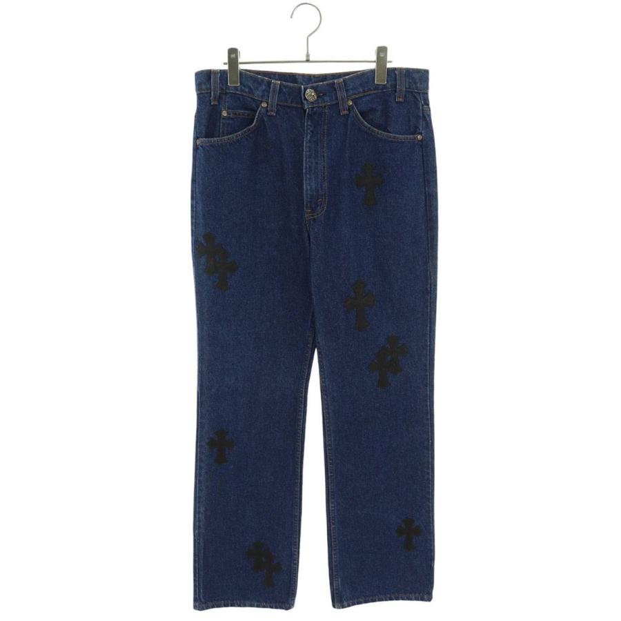 クロムハーツ Chrome Hearts U VNTG JEAN BLU ORNG TAB サイズ:32 