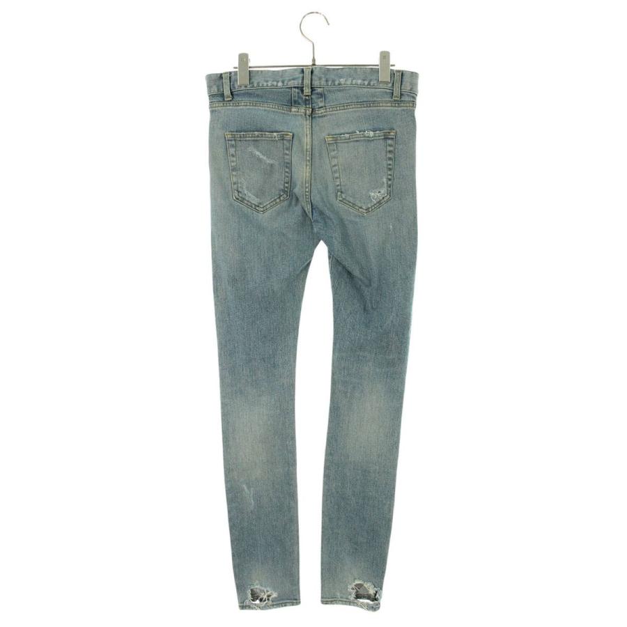 サンローランパリ 13AW デストロイ加工スキニーデニムパンツ 29