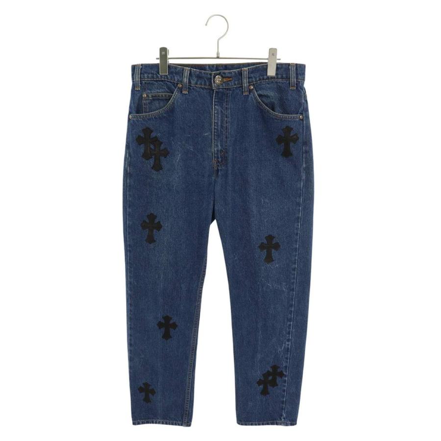 CHROME HEARTS クロムハーツ デニム パンツ クロスパッチ 32 CHROME HEARTS クロムハーツ デニム パンツ クロスパッチ 32
