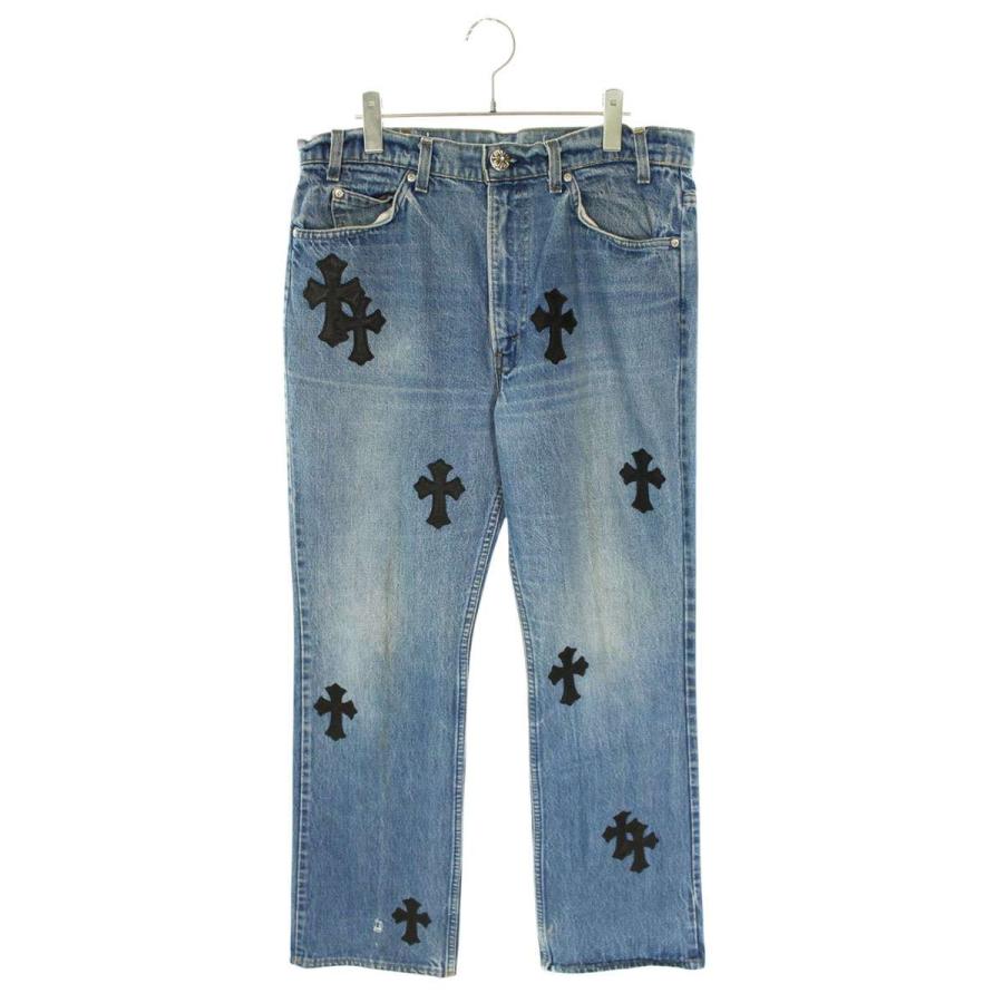 CHROME HEARTS クロムハーツ デニムパンツ U VNTG JEAN BLU/ORNG CHROME HEARTS クロムハーツ デニムパンツ U VNTG JEAN BLU/ORNG
