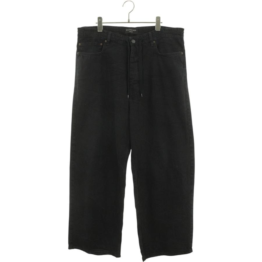 【新品未使用】バレンシアガ　ワイドチノパンツ　黒48 デムナ期初期 新品未使用】バレンシアガ ワイドチノパンツ 黒48 デムナ期初期 【公式
