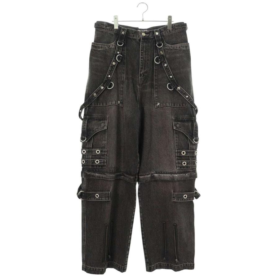 未使用　バレンシアガ　ロゴ レイバーパンツ BALENCIAGA レイバーデニム 未使用 バレンシアガ ロゴ レイバーパンツ BALENCIAGA レイバーデニム