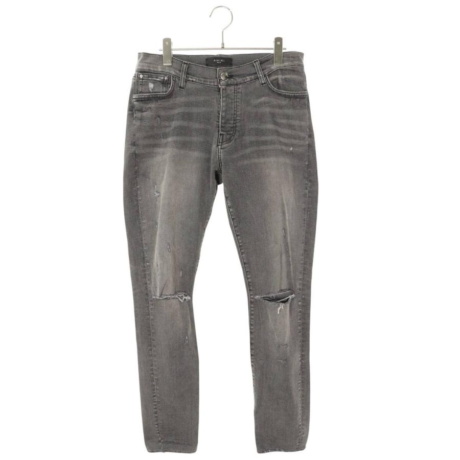 アミリ サイズ:33インチ  MX1 JEANS クラッシュデニムパンツ 中古 OM10 AMIRI（アミリ） サイズ:33インチ MX1 JEANS クラッシュデニムパンツ
